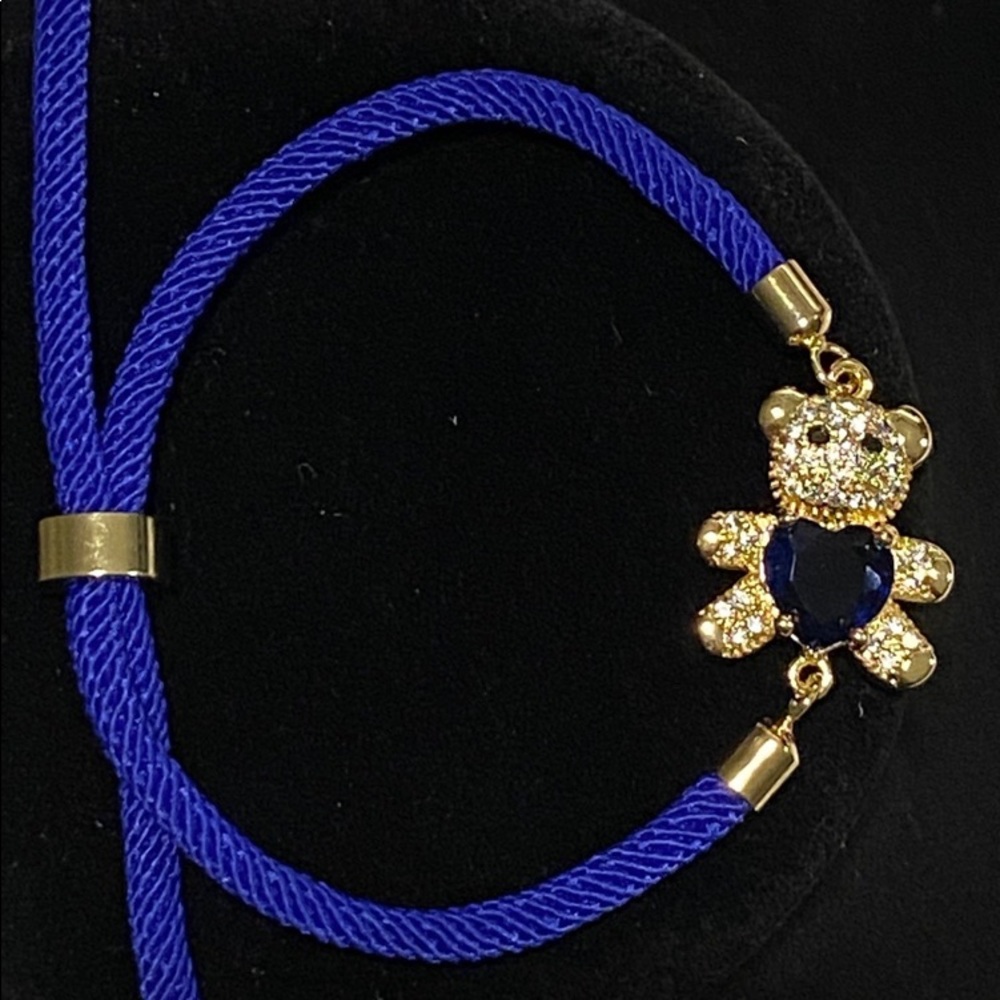 18k Gold Plated Bear Bracelet